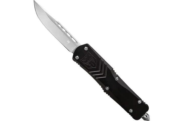 Cobratec Knives Cobratec Medium Fsx Otf Black 3" D2 Steel Drop Point